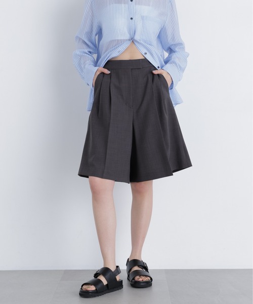 N.(N. Natural Beauty Basic)(エヌエヌナチュラルビューティーベーシック)の「リネンライク SETUP パンツ(その他パンツ・レディース・キャメル/ベージュ/チャコールグレー・フリ-)」の4枚目の写真