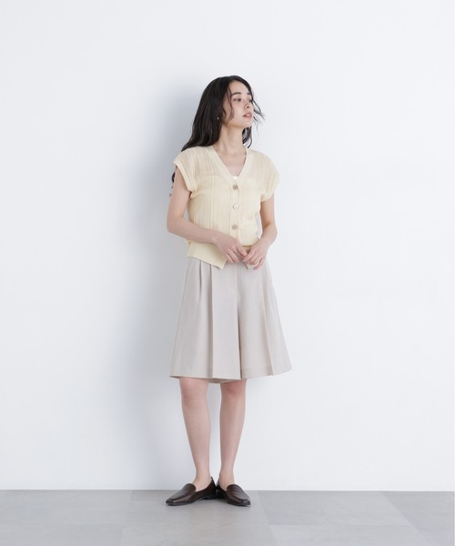 N.(N. Natural Beauty Basic)(エヌエヌナチュラルビューティーベーシック)の「リネンライク SETUP パンツ(その他パンツ・レディース・キャメル/ベージュ/チャコールグレー・フリ-)」の17枚目の写真