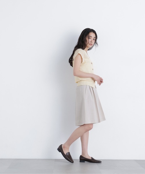 N.(N. Natural Beauty Basic)(エヌエヌナチュラルビューティーベーシック)の「リネンライク SETUP パンツ(その他パンツ・レディース・キャメル/ベージュ/チャコールグレー・フリ-)」の18枚目の写真