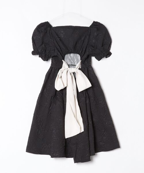 gossip!ロサンゼルス(ゴシップロサンゼルス)の「YUGA バックシャン ミニワンピース(ワンピース・レディース・ブラック・M/L)」の5枚目の写真