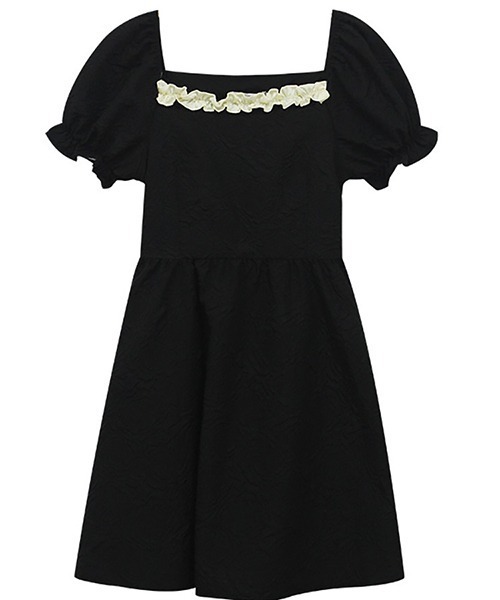 gossip!ロサンゼルス(ゴシップロサンゼルス)の「YUGA バックシャン ミニワンピース(ワンピース・レディース・ブラック・M/L)」の4枚目の写真