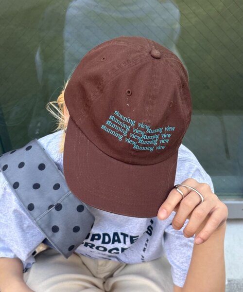 CIAOPANIC TYPY（チャオパニックティピー）の「【UNISEX】メッセージロゴキャップ（キャップ・レディース・ブラック/ブラウン/グリーン・ONE SIZE）」の9枚目の写真