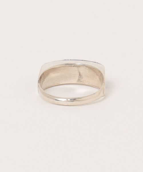 Indian Jewelry(インディアンジュエリー)の「THEATER シアター フラットデザインラピスリング Made in USA(リング・レディース・シルバー・#10/#11)」の2枚目の写真