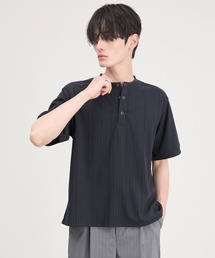 CIYOT（シヨウト）の「【CIYOT】テレコリブ ヘンリーネック 半袖 Tシャツ（Tシャツ/カットソー）」