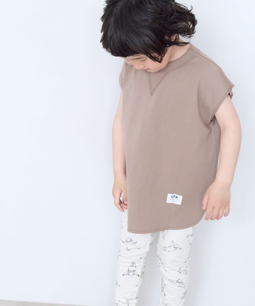 LOWRYS FARM(ローリーズファーム)の「【Smart Price】ベーシックタンクトップ(タンクトップ・キッズ・ブラック/ブラウン/ライトブルー/オフホワイト・130cm/110cm/150cm/FREE)」の17枚目の写真
