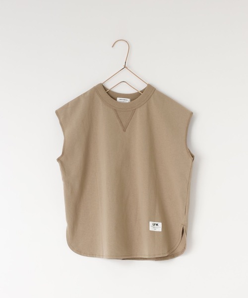 LOWRYS FARM(ローリーズファーム)の「【Smart Price】ベーシックタンクトップ(タンクトップ・キッズ・ブラック/ブラウン/ライトブルー/オフホワイト・130cm/110cm/150cm/FREE)」の8枚目の写真