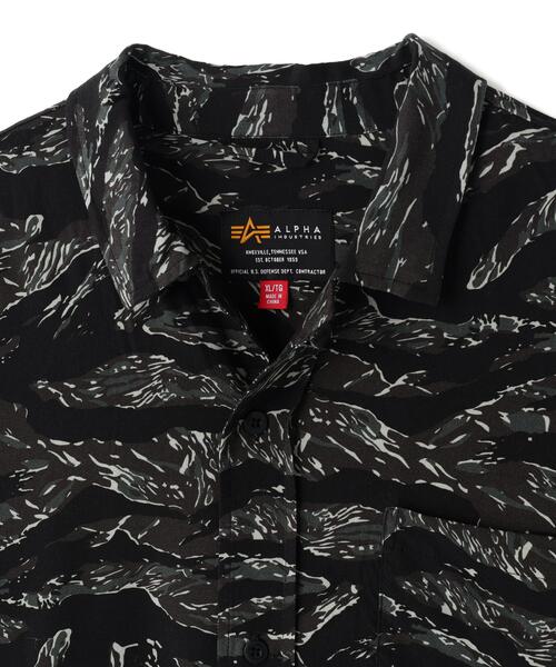 Alpha Industries(アルファインダストリーズ)の「Alpha Industries/アルファ インダストリーズ/SS CAMO RELAXED CAMP SHIRT/エスエス カモ リラックスド キャンプ シャツ(シャツ/ブラウス・メンズ・その他24/その他2・L/M/S/XL)」の8枚目の写真