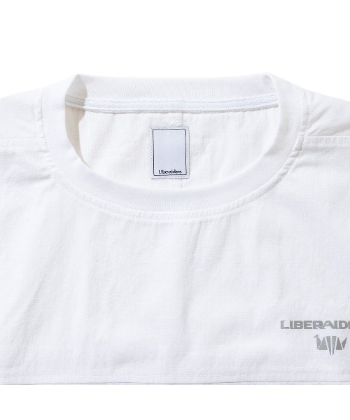 Liberaiders(リベレイダース)の「Liberaiders DOT AIR S/S PULLOVER(リベレイダース ドット エア ショートスリーブ プルオーバー)(スウェット・メンズ・ホワイト/ブラック・SMALL/MEDIUM/LARGE/X-LARGE)」の4枚目の写真