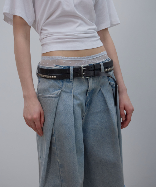 LCDC TM(エルシーディーシーティーエム)の「TUCK BERMUDA SHORTS (BLUE)(デニムパンツ・レディース・その他・SMALL/MEDIUM)」の10枚目の写真