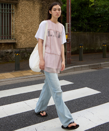 LEVAR（レバー）の「Overlay Layer Blouse - Rosy Brown（シャツ/ブラウス）」