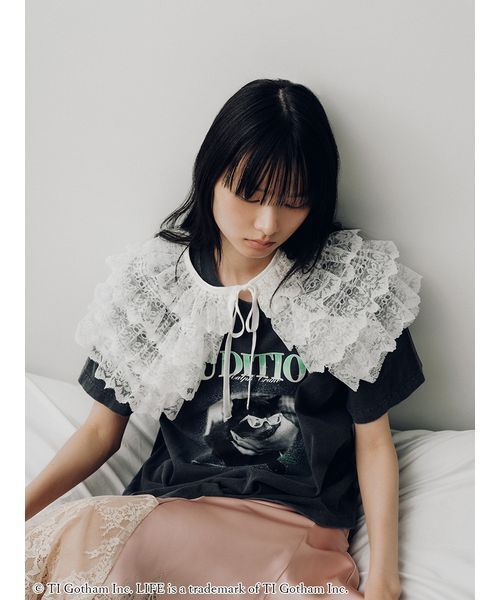 lilybrown シアーフラワートップス Lily Brown - 【美品】LILY BROWN シアー フラワー トップス ブラウス