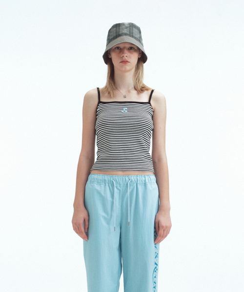 Rest&Recreation(レストアンドレクリエーション)の「STRIPE LOGO SLEEVELESS - BLACK(Tシャツ/カットソー・レディース・その他・ONE)」の3枚目の写真