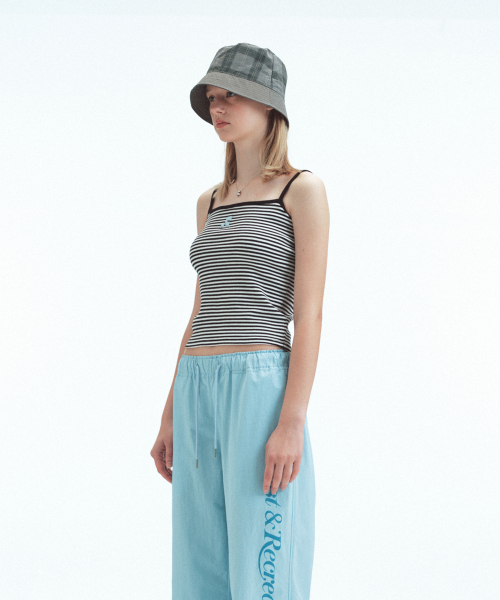 Rest&Recreation(レストアンドレクリエーション)の「STRIPE LOGO SLEEVELESS - BLACK(Tシャツ/カットソー・レディース・その他・ONE)」の4枚目の写真