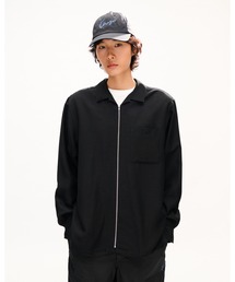 KENZO（ケンゾー）の「'KENZO Signature' ジップ オーバーサイズ シャツ（シャツ/ブラウス）」