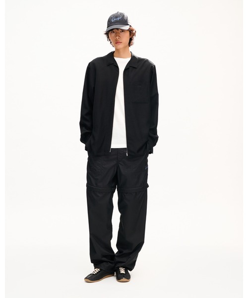 KENZO(ケンゾー)の「'KENZO Signature' ジップ オーバーサイズ シャツ(シャツ/ブラウス・メンズ・ブラック系その他・38/39)」の4枚目の写真