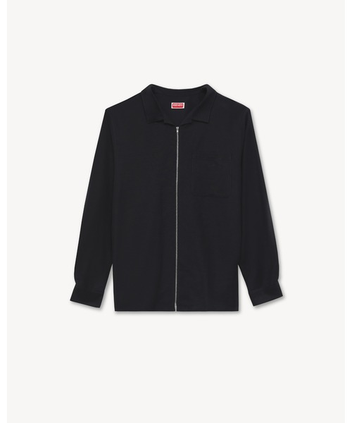 KENZO(ケンゾー)の「'KENZO Signature' ジップ オーバーサイズ シャツ(シャツ/ブラウス・メンズ・ブラック系その他・38/39)」の5枚目の写真