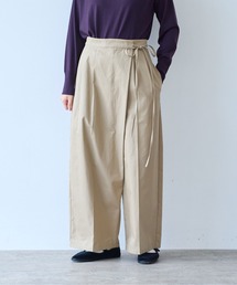 yuni | master seed Cotton chino　wrap pants(その他パンツ)