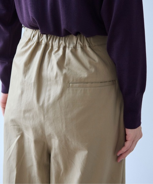 yuni(ユニ )の「master seed Cotton chino wrap pants(その他パンツ・レディース・ベージュ/アイボリー・M/S)」の18枚目の写真
