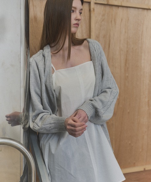 GENERAL IDEA(ジェネラルアイデア)の「【GENERAL IDEA】コットン スリーブレス ワンピース / COTTON SLEEVELESS DRESS(ワンピース・レディース・ホワイト/ブラック/ミント・L/M/S)」の2枚目の写真