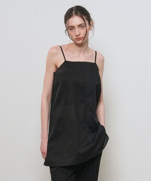 GENERAL IDEA(ジェネラルアイデア)の「【GENERAL IDEA】コットン スリーブレス ワンピース / COTTON SLEEVELESS DRESS(ワンピース・レディース・ホワイト/ブラック/ミント・L/M/S)」の3枚目の写真