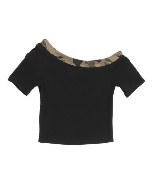 ANAP(アナップ)の「ナンバリング カモフラ Tシャツ トップス(Tシャツ/カットソー・レディース・ホワイト/ブラック/カーキ・F)」の21枚目の写真