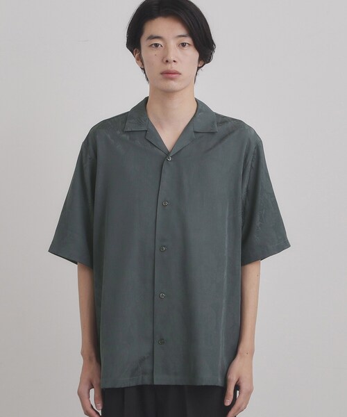 tk.TAKEO KIKUCHI（ティーケータケオキクチ）の「ジャカードボタニカルシャツ（シャツ/ブラウス・メンズ・ブラウン系その他/グレー/ブラック・04/03/02）」の11枚目の写真