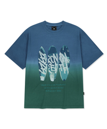 SURFING BOARD TAG TEE - BLUE