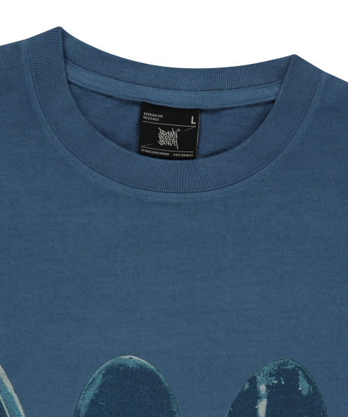 BROWNBREATH(ブラウンブレス)の「SURFING BOARD TAG TEE - BLUE(Tシャツ/カットソー・レディース・その他・SMALL/MEDIUM/LARGE/X-LARGE)」の6枚目の写真