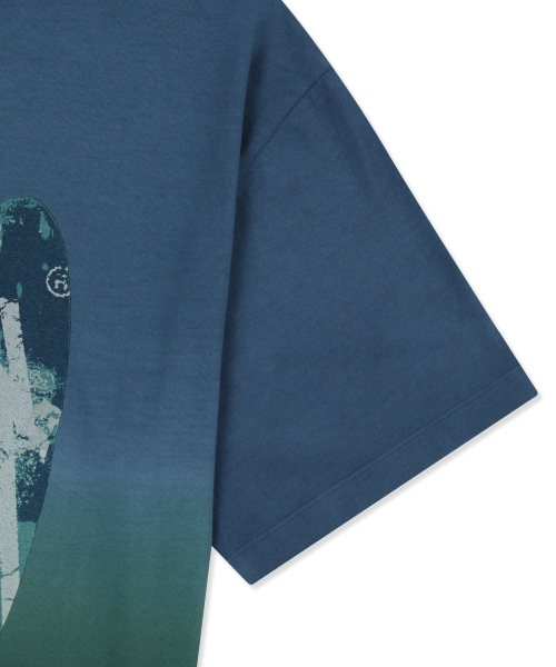 BROWNBREATH(ブラウンブレス)の「SURFING BOARD TAG TEE - BLUE(Tシャツ/カットソー・レディース・その他・SMALL/MEDIUM/LARGE/X-LARGE)」の3枚目の写真