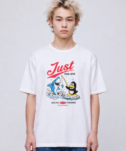 QT8 GARMENTS(キューティーエイトガーメント)の「LB One Bite Washed Tee (Ivory)(Tシャツ/カットソー・メンズ・その他・LARGE/X-LARGE/SMALL/MEDIUM)」の1枚目の写真