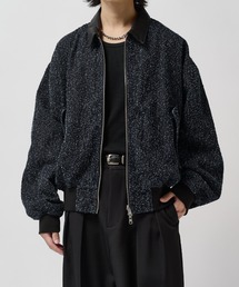 アンイーブンデニムボンバージャケット / Uneven Denim Bomber