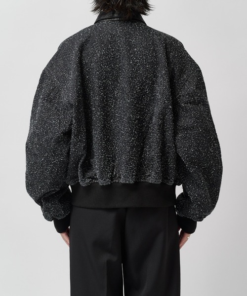 Lui's(ルイス)の「アンイーブンデニムボンバージャケット / Uneven Denim Bomber(ブルゾン・メンズ・ブラック/インディゴブルー・M/S)」の9枚目の写真