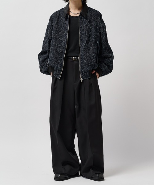 Lui's(ルイス)の「アンイーブンデニムボンバージャケット / Uneven Denim Bomber(ブルゾン・メンズ・ブラック/インディゴブルー・M/S)」の21枚目の写真
