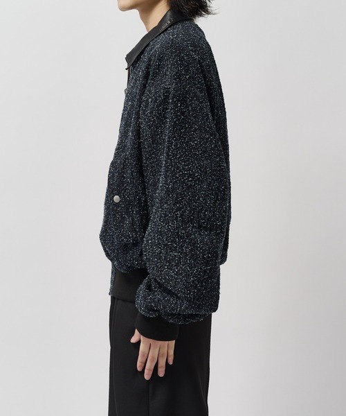 Lui's(ルイス)の「アンイーブンデニムボンバージャケット / Uneven Denim Bomber(ブルゾン・メンズ・ブラック/インディゴブルー・M/S)」の18枚目の写真