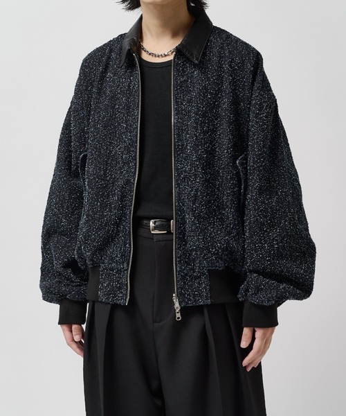 Lui's(ルイス)の「アンイーブンデニムボンバージャケット / Uneven Denim Bomber(ブルゾン・メンズ・ブラック/インディゴブルー・M/S)」の17枚目の写真