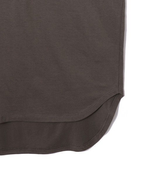 ketty(ケティ)の「【機能するミニマル服】ポンチョTシャツ(Tシャツ/カットソー・レディース・チャコールグレー/オフホワイト・M)」の9枚目の写真