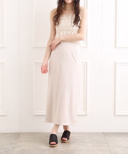 ESPERANZA(エスペランサ)の「チュールメッシュサンダル(サンダル・レディース・ベージュ系2/ブラック系2・M/S/LL/L)」の5枚目の写真