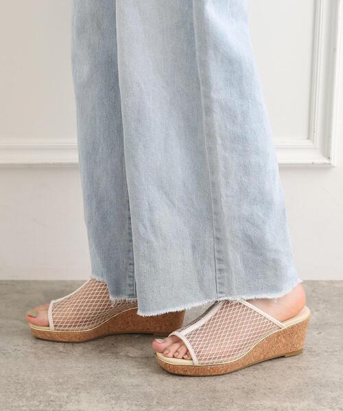 ESPERANZA(エスペランサ)の「チュールメッシュサンダル(サンダル・レディース・ベージュ系2/ブラック系2・M/S/LL/L)」の6枚目の写真