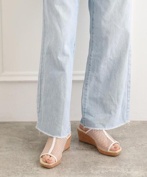 ESPERANZA(エスペランサ)の「チュールメッシュサンダル(サンダル・レディース・ベージュ系2/ブラック系2・M/S/LL/L)」の7枚目の写真