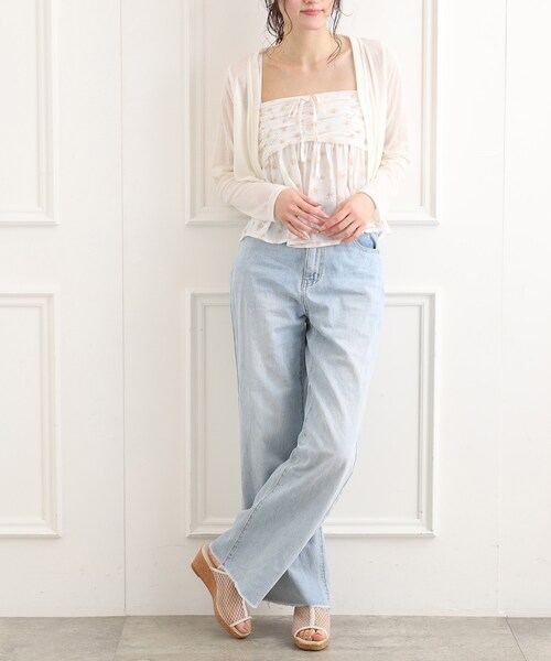 ESPERANZA(エスペランサ)の「チュールメッシュサンダル(サンダル・レディース・ベージュ系2/ブラック系2・M/S/LL/L)」の8枚目の写真