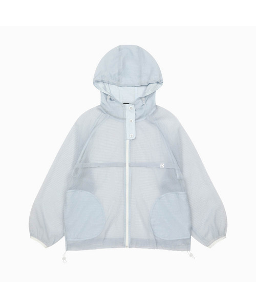 OHESHIO(オヘシオ)の「SHEER SOFT WINDBREAKER, SKY BLUE(ナイロンジャケット・レディース・その他・FREE)」の1枚目の写真
