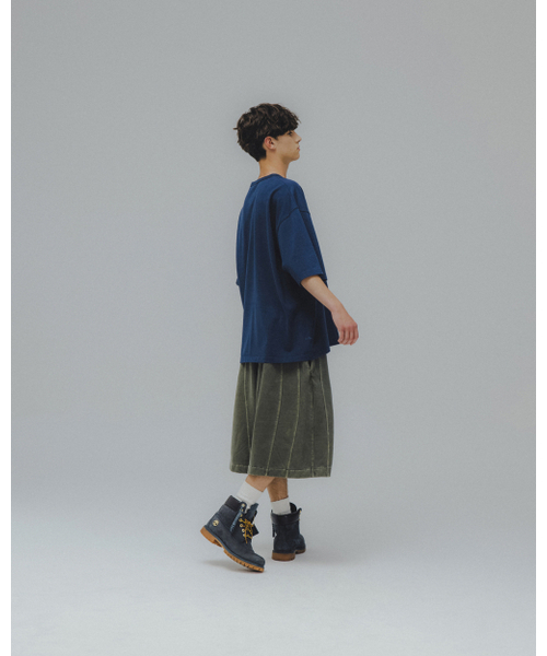 ANGLAN(アングラン)の「Iconic Pigment Sweat Half Pants - Green(その他パンツ・メンズ・その他・ONE SIZE)」の4枚目の写真
