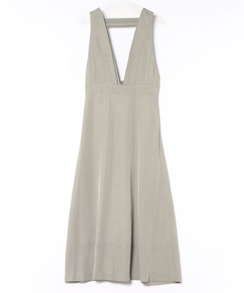 DRESSLAVE(ドレスレイブ)の「asetate twill pinafore dress(アセテートツイルピナフォアドレス)(ワンピース・レディース・ブラック/カーキ・38)」の20枚目の写真