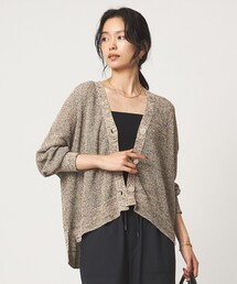 green label relaxing（グリーンレーベルリラクシング）の「メランジ ニット カーディガン（カーディガン/ボレロ）」