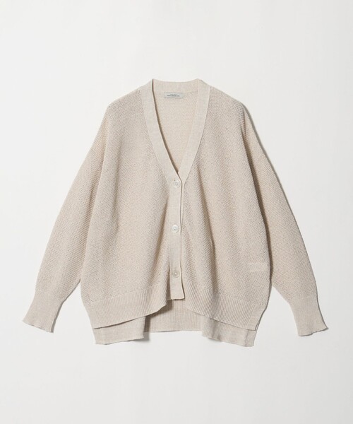 green label relaxing（グリーンレーベルリラクシング）の「メランジ ニット カーディガン（カーディガン/ボレロ・レディース・ナチュラル/ベージュ/ネイビー・FREE）」の21枚目の写真