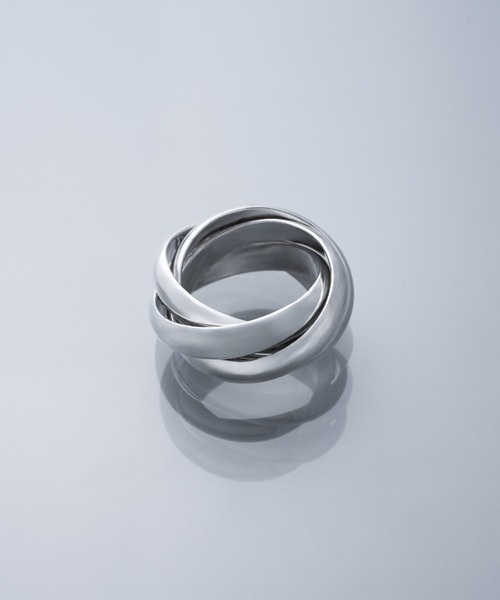 YArKA（ヤーカ）の「【YArKA/ヤーカ】quad 4layer volume ring [oasV4] / 4レイヤー甲丸ボリュームリング（リング・レディース・シルバー・#11/#13/#17/#15/#19）」の9枚目の写真
