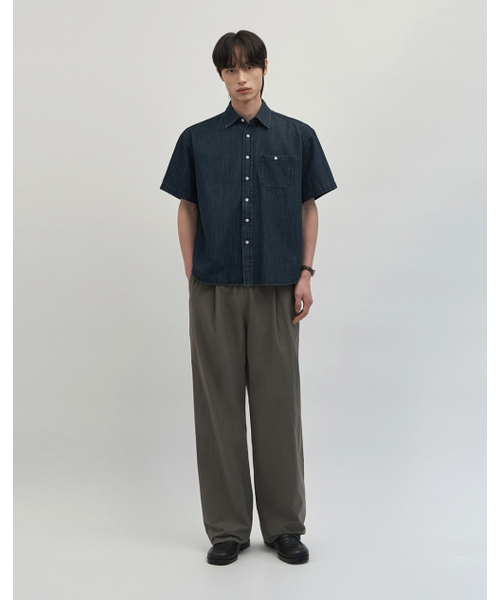 WORK ON BODY OFF（ワークオンボディオフ）の「クーラ セミワイド コットンバンディングパンツ [カーキ]（その他パンツ・メンズ・カーキ・MEDIUM/LARGE/X-LARGE）」の2枚目の写真