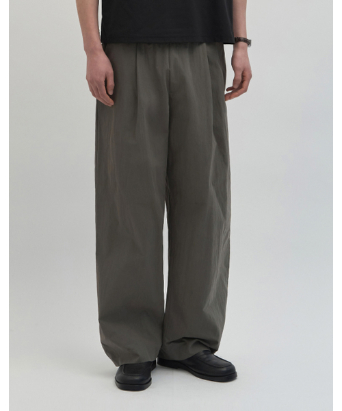 WORK ON BODY OFF（ワークオンボディオフ）の「クーラ セミワイド コットンバンディングパンツ [カーキ]（その他パンツ・メンズ・カーキ・MEDIUM/LARGE/X-LARGE）」の6枚目の写真