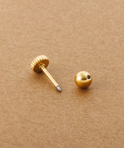 Cream dot.(クリームドット)の「【サージカルステンレス】プレシャスオパールのステンレス製ネジロック式ピアス(ピアス(両耳用)・レディース・シルバー/ゴールド・ONE SIZE)」の13枚目の写真