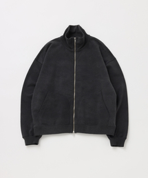 【FOLL / フォル】antique washed nep sweat zip jacket